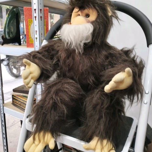 Vintage plush smoking monkey like new