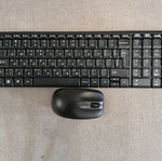Logitech MK220 ασύρματο σετ πληκτρολόγιο και ποντίκι ελληνικό σαν καινούργιο