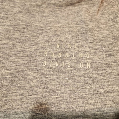 Nike Therma-FIT Run Division Sphere running shirt Large new, gray and blue