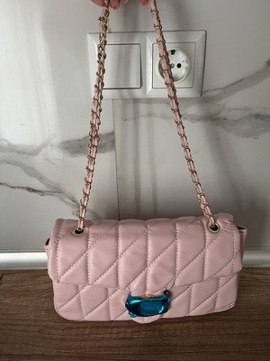 Pink shoulder bag new, like Coach