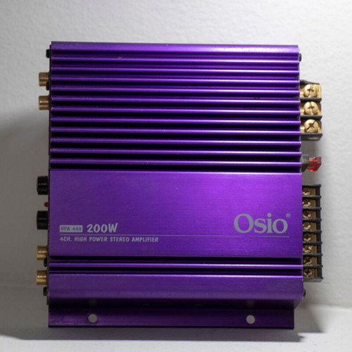 Osio HPA-440 200W 4-channel car amplifier used