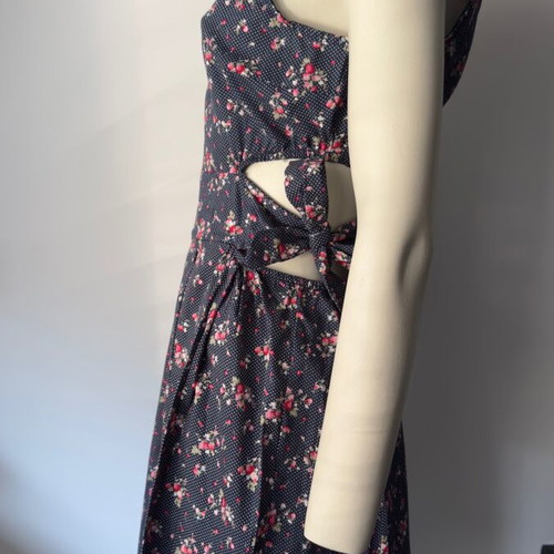 Anel summer dress like new, size L 40 12, blue multicolor