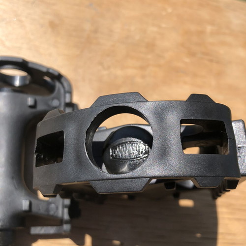 Vintage OnWard Pedals black with reflector, 9/16 axle, new