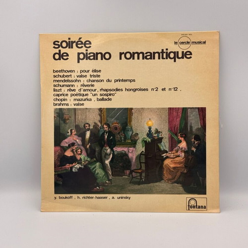 Soirée De Piano Romantique vinyl record used
