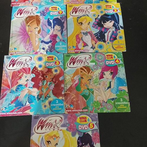 Winx Club Season 6 DVD set used, dubbed animation