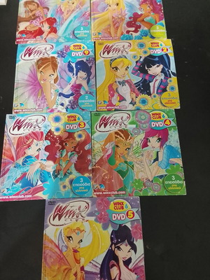 Winx Club Season 6 DVD set used, dubbed animation
