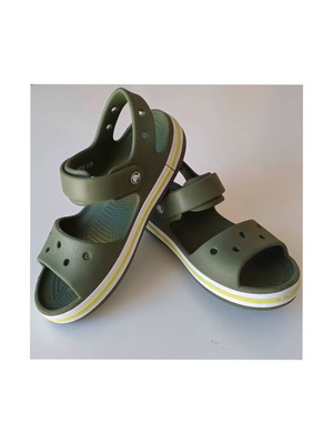 Crocs Bayaband Sandal kids' sandals khaki size J3 (34-35)