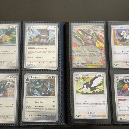 Pitch Black Pokemon card set, nearly complete, 105 base cards plus rares