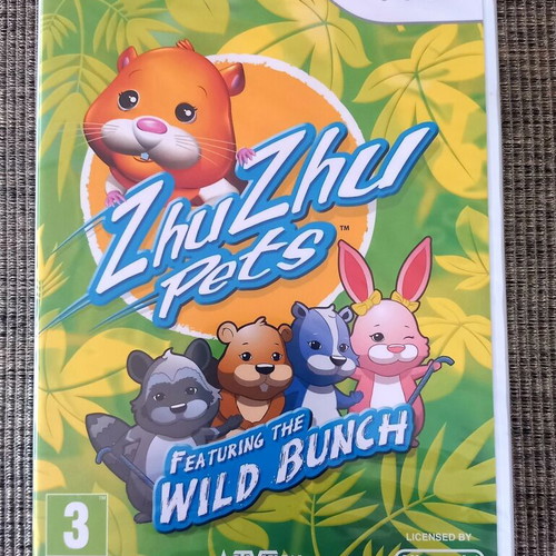 Zhuzhu Pets Featuring The Wild Bunch for Nintendo Wii new, sealed