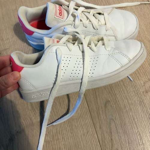 Adidas sneakers size 32 used, white