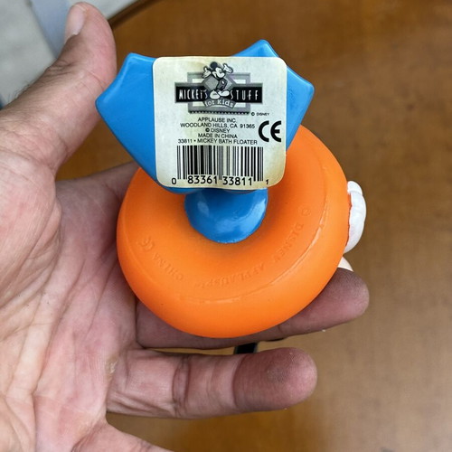 Vintage Disney Mickey Mouse Bath Floater by Applause