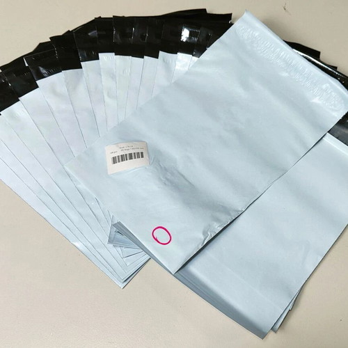 Courier PE Bags No0 25x15cm 100 Pieces Waterproof with Adhesive