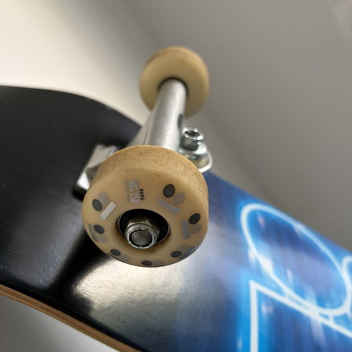 Plan B skateboard used with normal grip tape wear