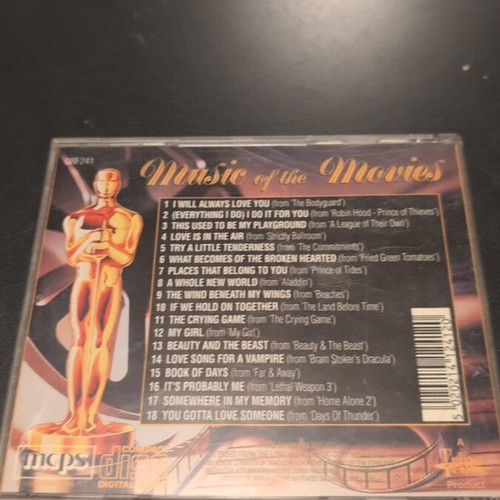 Music of the Movies CD used, The Love Songs compilation