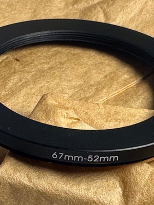 Step Down Ring 67-52mm like new