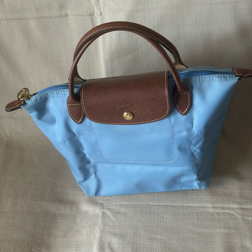 Longchamp blue medium handbag new without tags