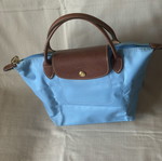Longchamp blue medium handbag new without tags