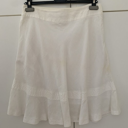 Anna Riska linen skirt like new, white size M