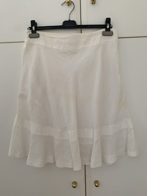 Anna Riska linen skirt like new, white size M
