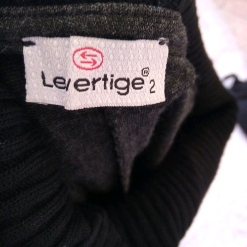 Le Vertige dress size 2/38/M like new, gray and black
