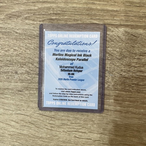 Redemption Card Mohammed Kudus auto numbered 10