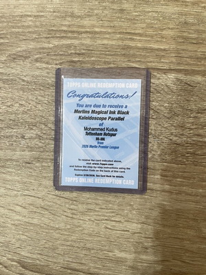 Redemption Card Mohammed Kudus auto numbered 10
