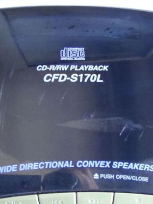 Sony CFD-S170L φορητό στερεοφωνικό CD ραδιόφωνο κασετόφωνο boombox