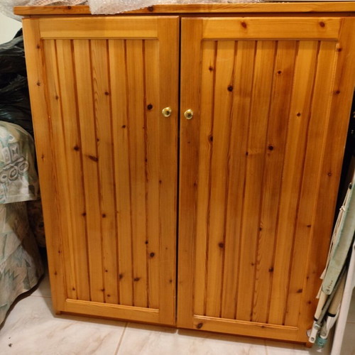 Wooden cabinet used, small furniture in good condition