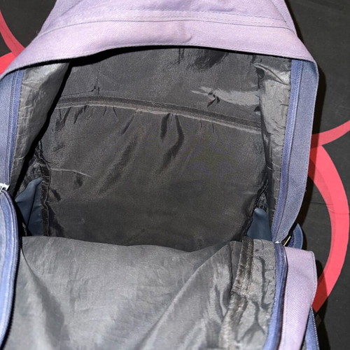 Funky Buddha Blue Backpack Used
