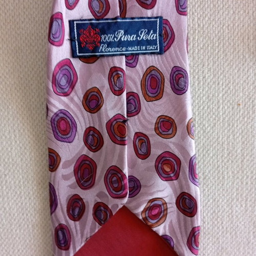 Vintage collectible silk tie like new, multicolored
