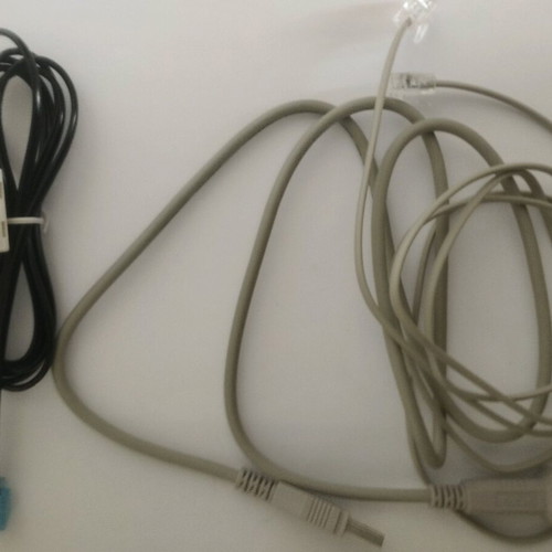 Cables for phone and internet connection like new