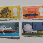Αναμνηστικά γραμματόσημα British Technology σειρά 1966 ασφραγιστη, σαν καινούργιο
