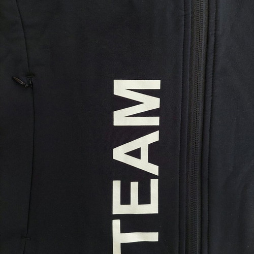 Tatonka team softshell vest hooded size M like new, black