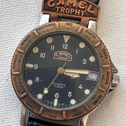 Camel Active 34mm Adventure Vintage Watch like new, black