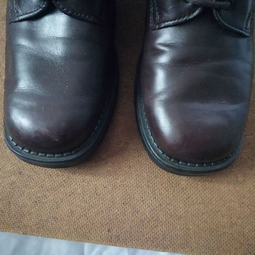 Robin Rose women's brown leather lace-up boots size 39