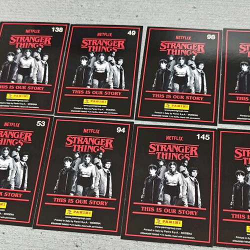 Stranger Things cards like new