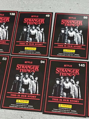 Stranger Things cards like new