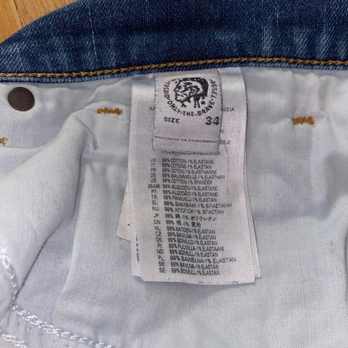 Diesel Jean men's size 34 like new, blue