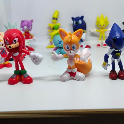 Sonic action figures set like new, collection of 12 characters