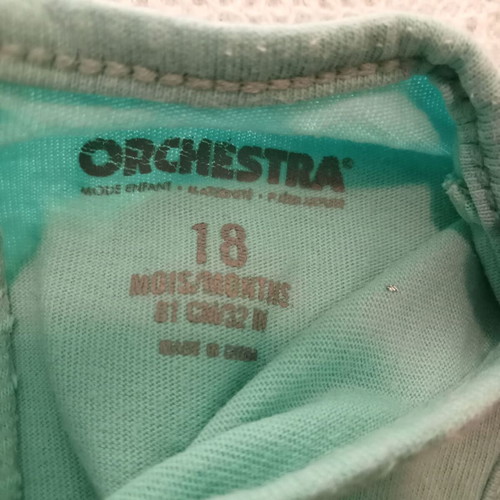 Baby summer bodysuit Orchestra 18 months 81 cm like new