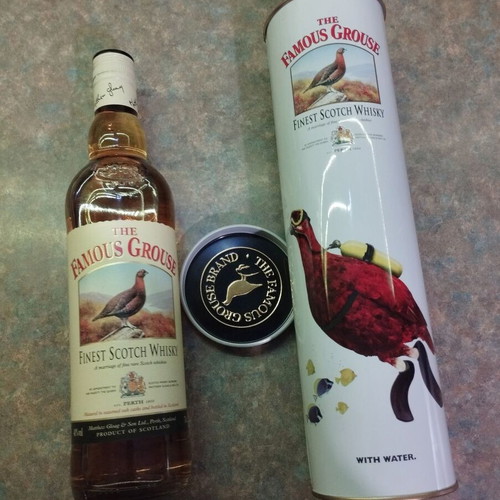 The Famous Grouse collectible Scotch whisky with box, new