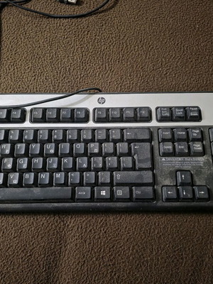 Πληκτρολόγιο USB HP KU-0316 μεταχειρισμένο, ενσύρματο με 104 πλήκτρα