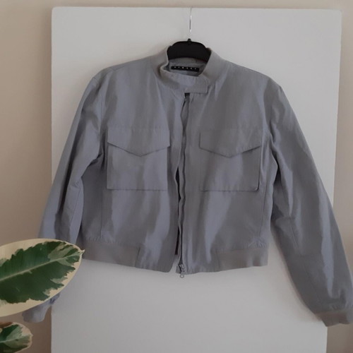 Sisley short spring jacket gray used