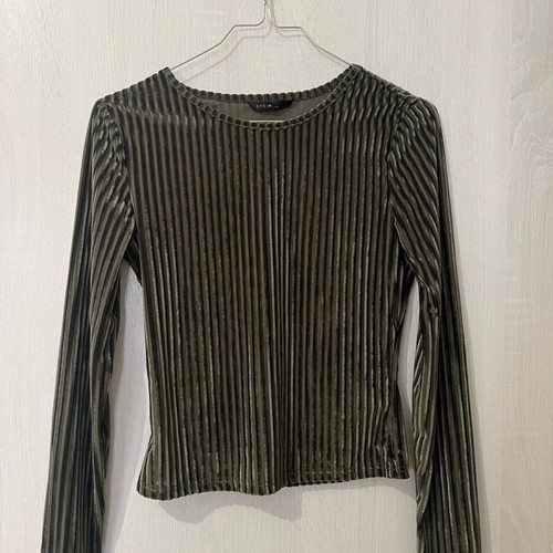 Shein dark green top like new, size S