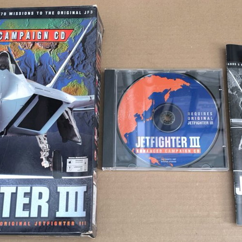 Jetfighter III Enhanced Campaign CD like new for PC