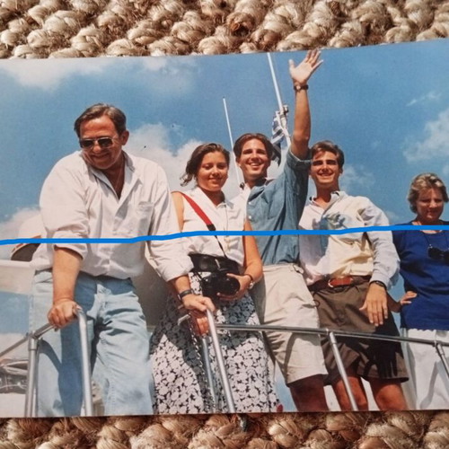 Rare Authentic Photo of Greek Royal Family Constantine II and Descendants