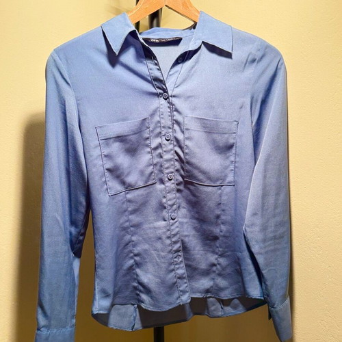 ZARA shirt blue size M like new