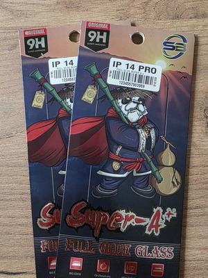 Tempered glass for iPhone 14 Pro like new, set of 2