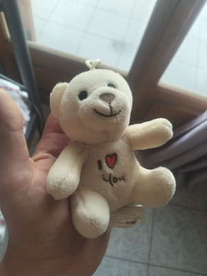 Small plush teddy bear like new