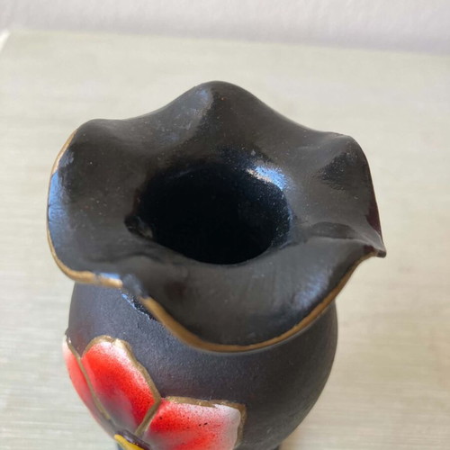 Handmade ceramic vase souvenir from Tinos, like new